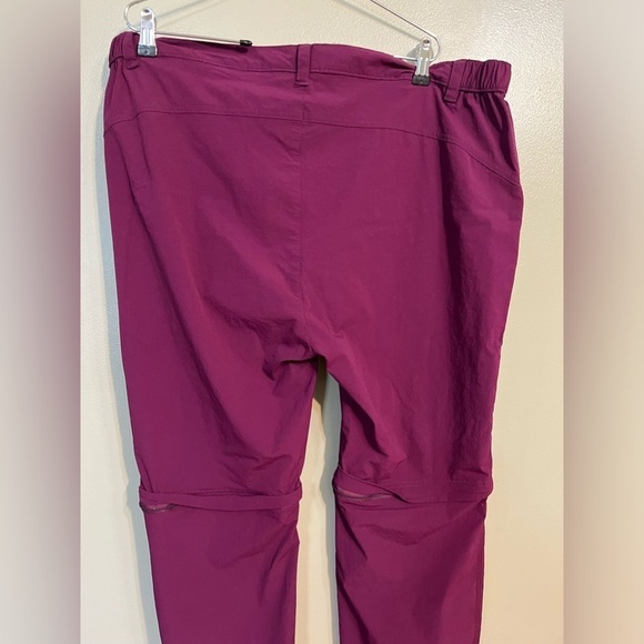 Arctix Womens Purple Convertible Zip Of Legs Active Wear Stretch Pants Size 1X - Picture 2 of 16